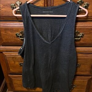 American Eagle Outfitters Gray Sleeveless Tank Top